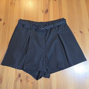 Midnight Hour Bewitched Black Women's Belted Skort Size Large